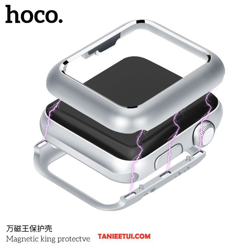 Etui Apple Watch Series 1 Czarny Magnetyzm Ochraniacz, Futerał Apple Watch Series 1 Akcesoria Metal