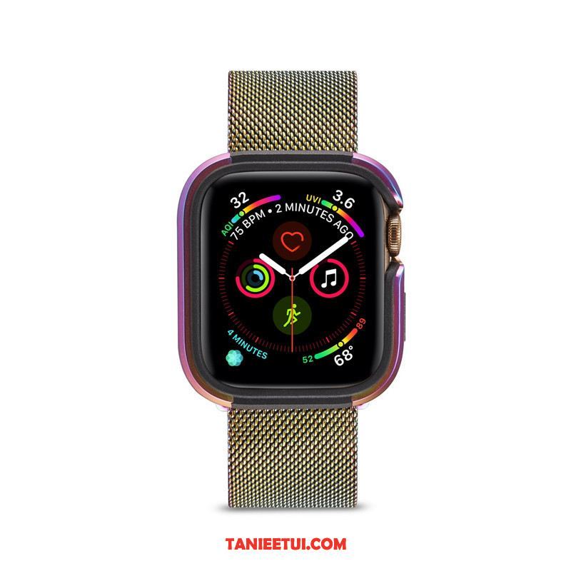 Etui Apple Watch Series 1 Metal Granica Torby, Pokrowce Apple Watch Series 1 Ochraniacz Różowe Złoto Tendencja Beige