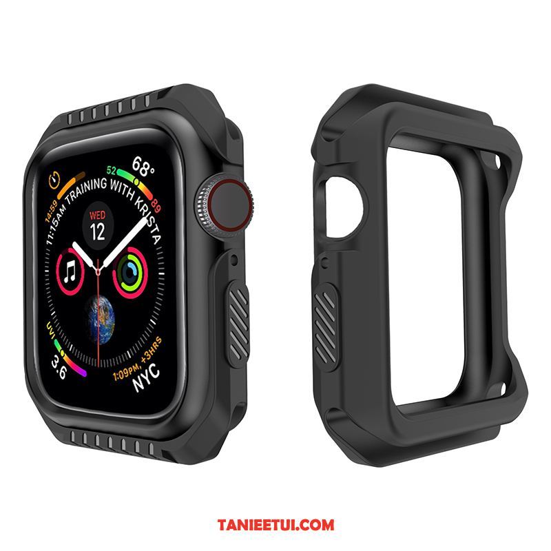 Etui Apple Watch Series 1 Miękki Żółty Anti-fall, Futerał Apple Watch Series 1 Czarny Ochraniacz Silikonowe