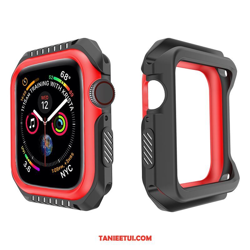 Etui Apple Watch Series 1 Miękki Żółty Anti-fall, Futerał Apple Watch Series 1 Czarny Ochraniacz Silikonowe