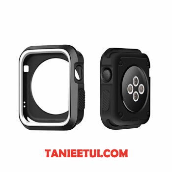 Etui Apple Watch Series 1 Zielony Bicolored Silikonowe, Pokrowce Apple Watch Series 1 Ochraniacz Biały