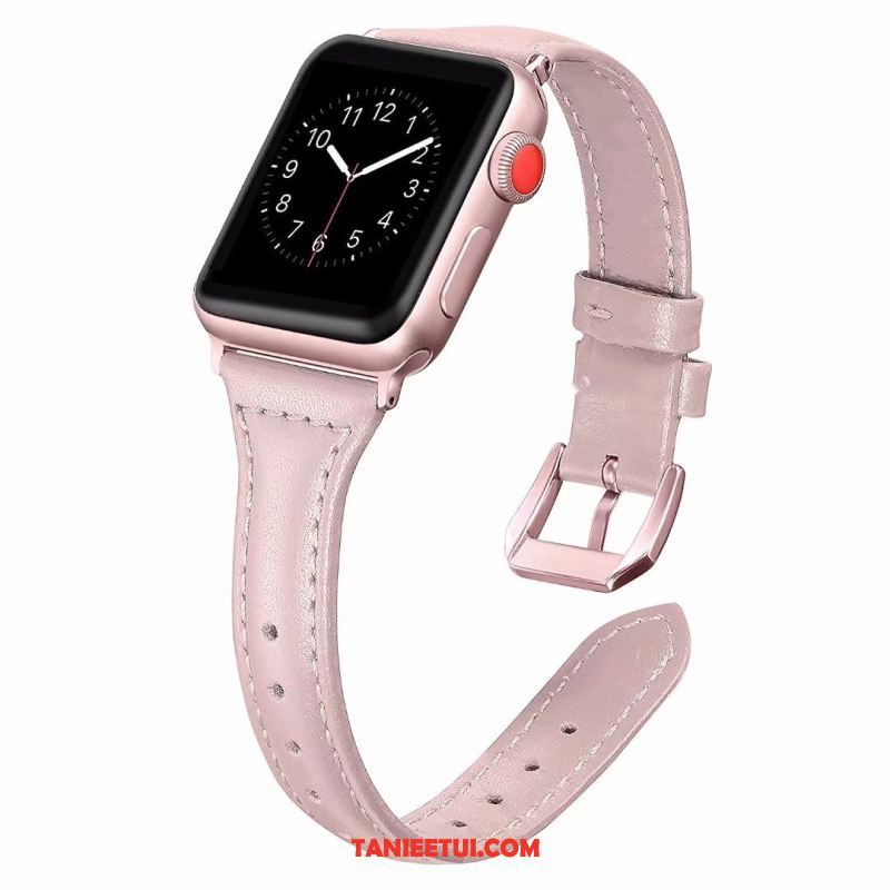 Etui Apple Watch Series 3 Prawdziwa Skóra Dobrze Purpurowy, Pokrowce Apple Watch Series 3