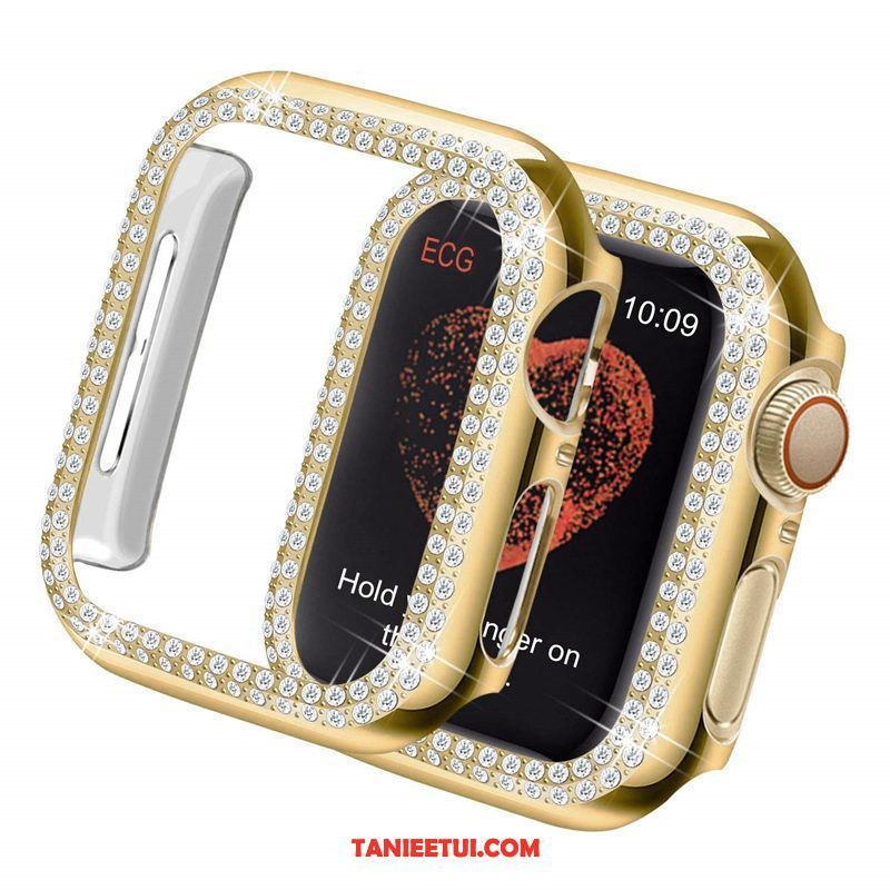 Etui Apple Watch Series 3 Z Kryształkami Rhinestone Złoto, Obudowa Apple Watch Series 3 Lekki I Cienki Trudno Tendencja