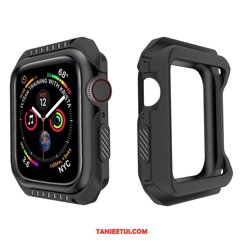 Etui Apple Watch Series 4 Akcesoria Bicolored Granica, Pokrowce Apple Watch Series 4 Silikonowe Sportowe Czerwony