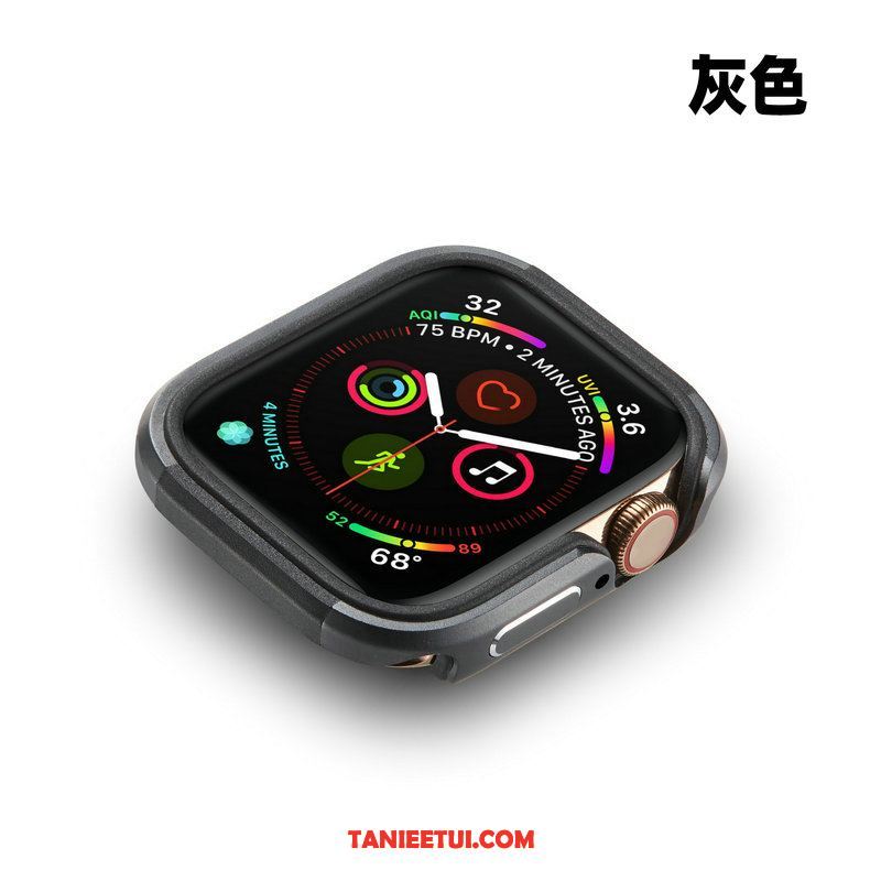 Etui Apple Watch Series 5 Ochraniacz Granica Anti-fall, Futerał Apple Watch Series 5 Niebieski Metal