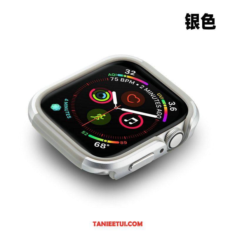 Etui Apple Watch Series 5 Ochraniacz Granica Anti-fall, Futerał Apple Watch Series 5 Niebieski Metal