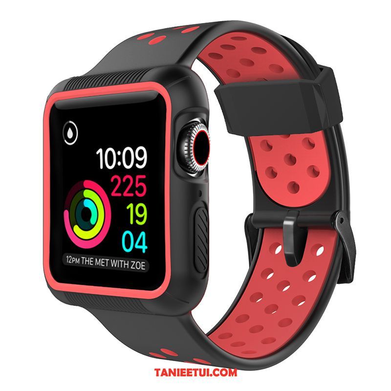 Etui Apple Watch Series 5 Ochraniacz Silikonowe Sportowe, Futerał Apple Watch Series 5 Czerwony