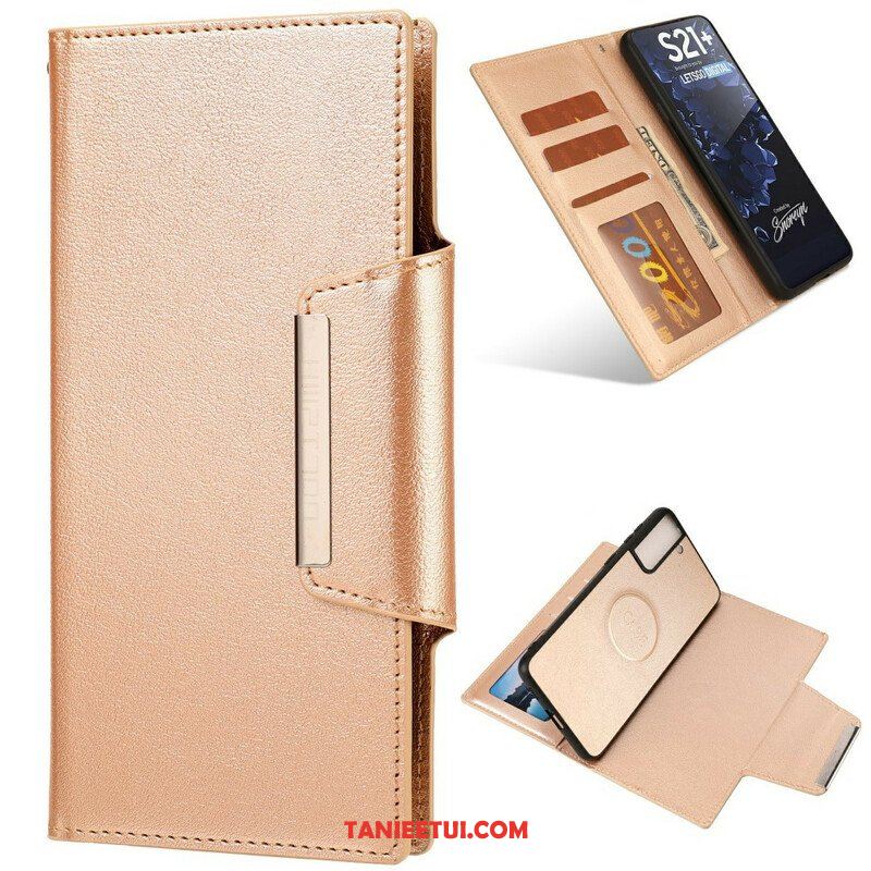 Etui Etui Folio do Samsung Galaxy S21 5G Odpinane Srebrne Zapięcie