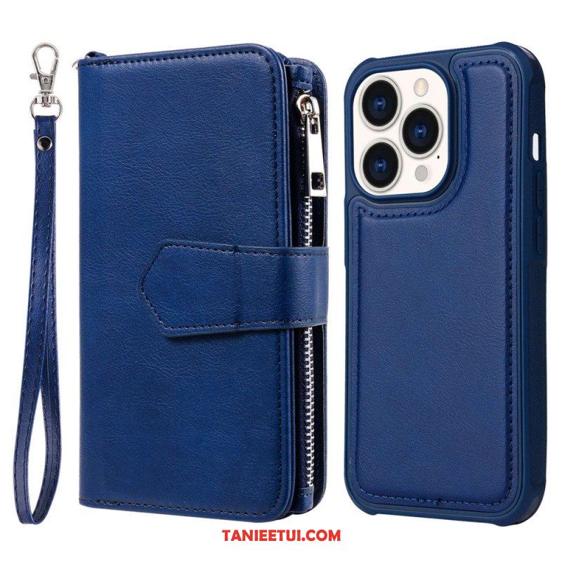 Etui Etui Folio do iPhone 14 Pro Portfel Portfel Z Możliwością Odpięcia