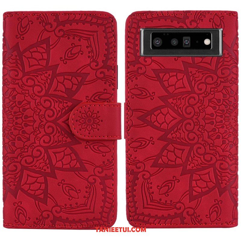 Etui Folio do Google Pixel 6 Barokowo-mandala