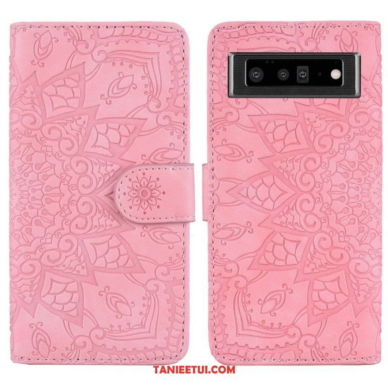 Etui Folio do Google Pixel 6 Barokowo-mandala