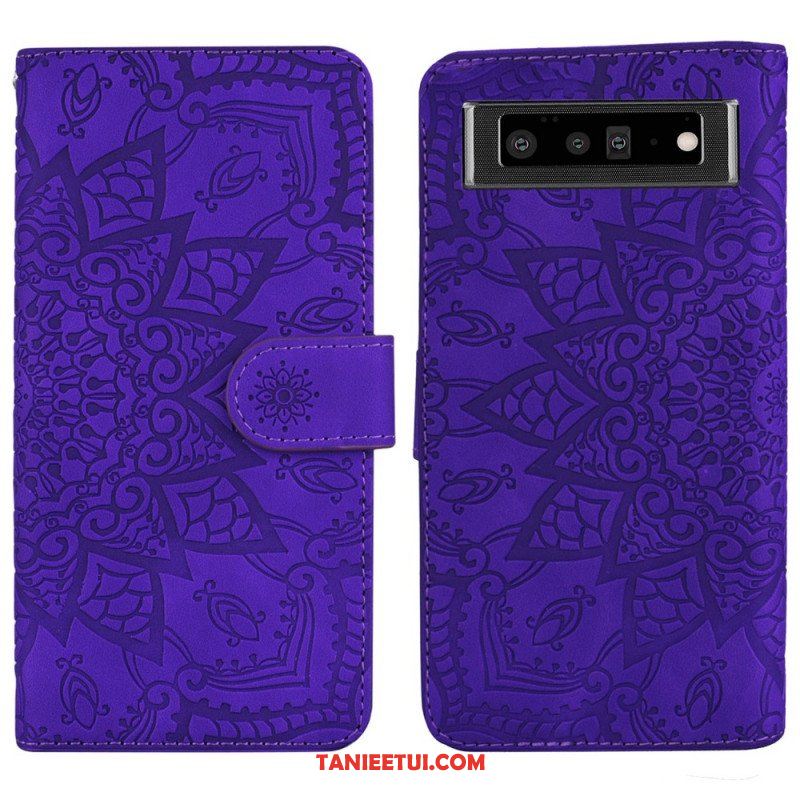 Etui Folio do Google Pixel 6 Barokowo-mandala