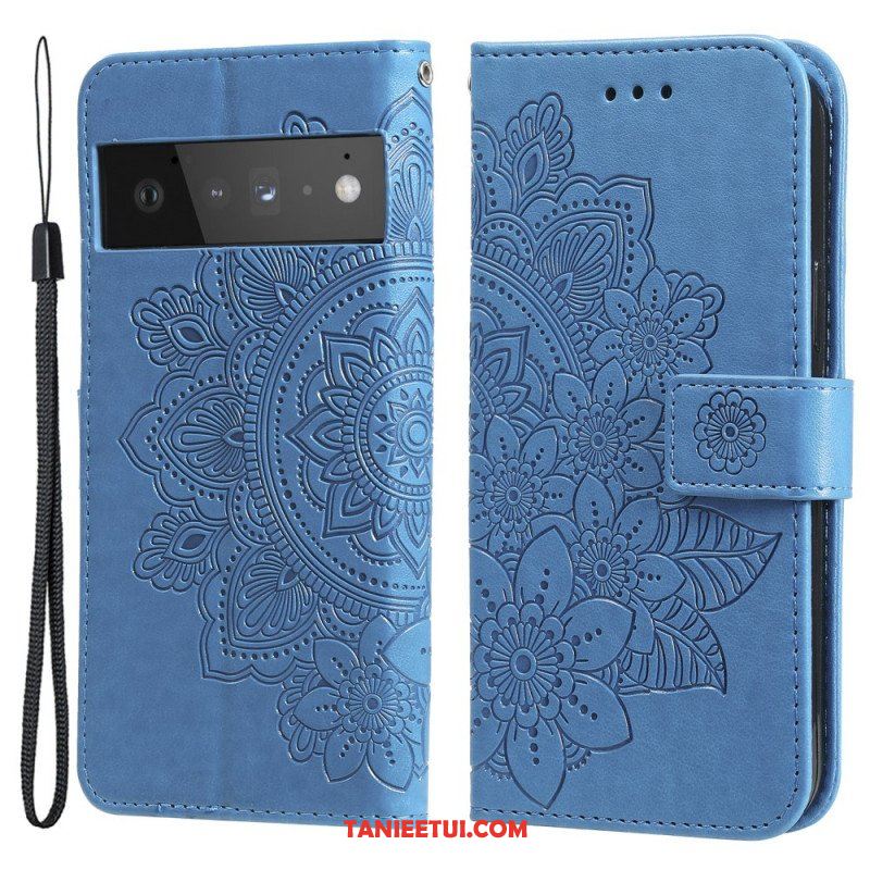 Etui Folio do Google Pixel 6 Pro Kwiatowa Mandala