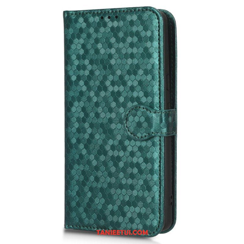 Etui Folio do Google Pixel 7 Pro z Łańcuch Stylizowany Efekt Skóry W Stylu Vintage