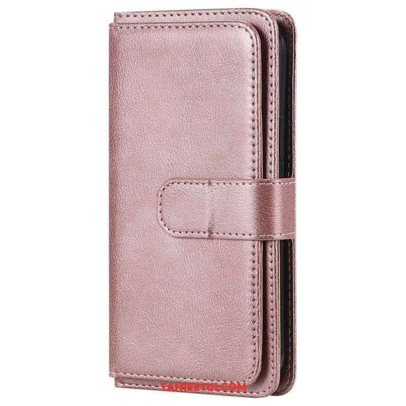 Etui Folio do Google Pixel 7 Wielofunkcyjny Uchwyt Na 10 Kart