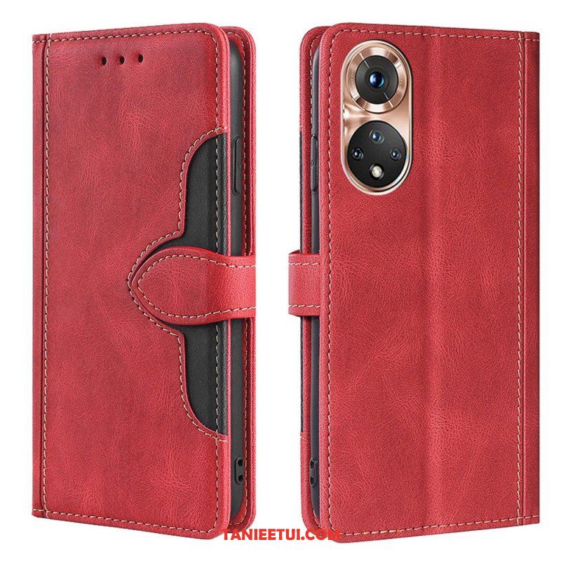 Etui Folio do Honor 50 Dwukolorowa Stylowa Sztuczna Skóra