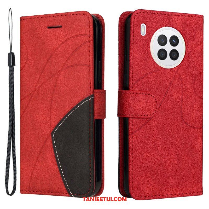 Etui Folio do Honor 50 Lite Dwukolorowa Sygnowana Sztuczna Skóra