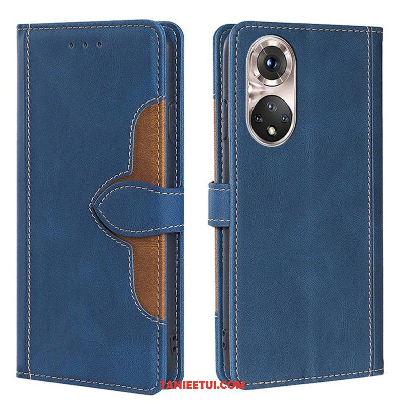 Etui Folio do Honor 50 Pro Pro Faux Leather Dwukolorowy Stylowy