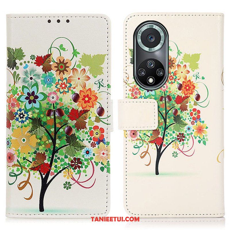 Etui Folio do Honor 50 Pro Pro Flower Tree