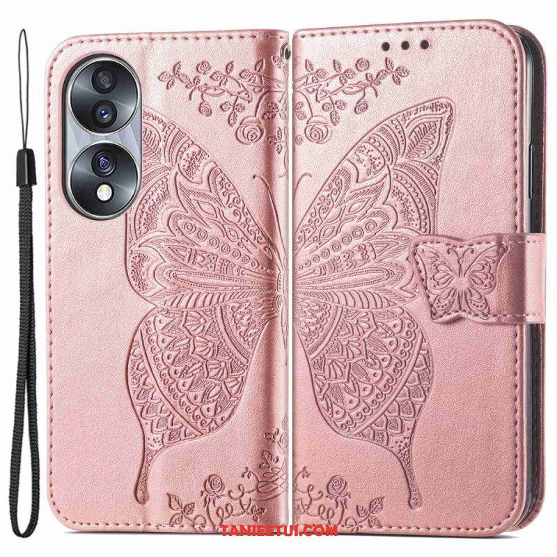 Etui Folio do Honor 70 Barokowy Motyl