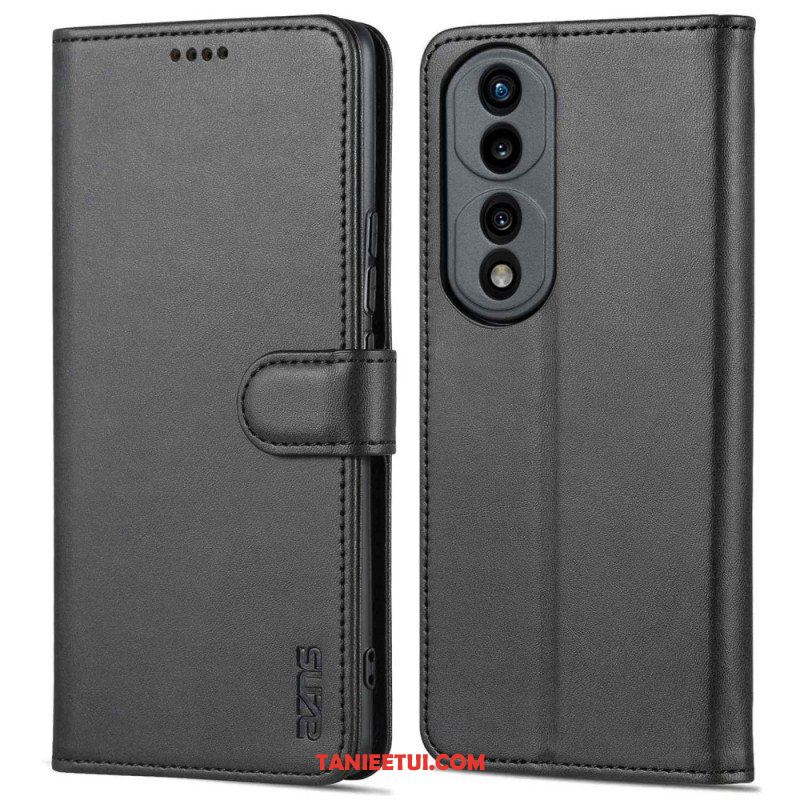 Etui Folio do Honor 70 Efekt Skóry Azns