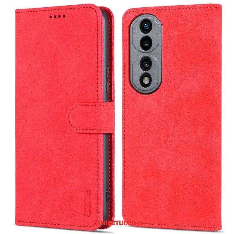 Etui Folio do Honor 70 Efekt Skóry Azns