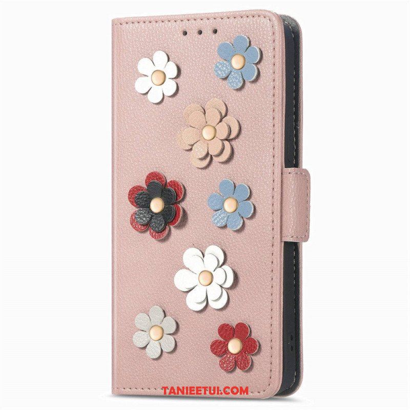 Etui Folio do Honor 70 Kwiaty 3d