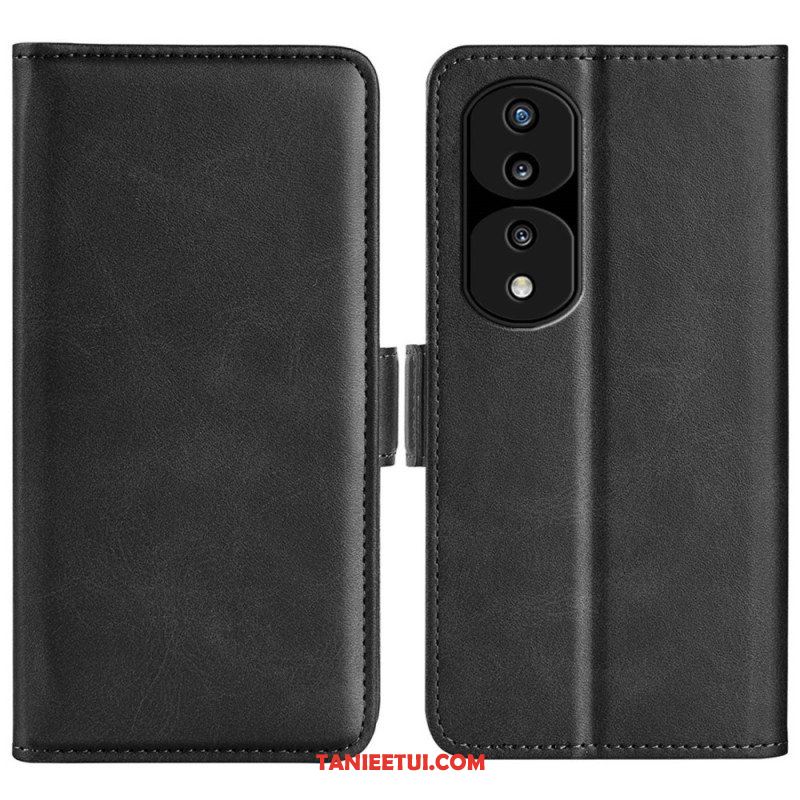 Etui Folio do Honor 70 Skórzany Futerał Klasyczna Podwójna Klapa