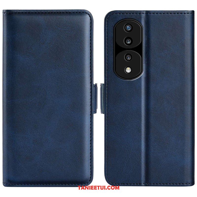 Etui Folio do Honor 70 Skórzany Futerał Klasyczna Podwójna Klapa