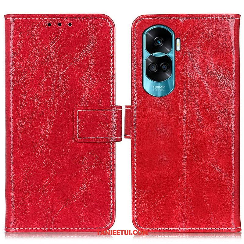 Etui Folio do Honor 90 Lite Lakierowane Z Widocznymi Szwami