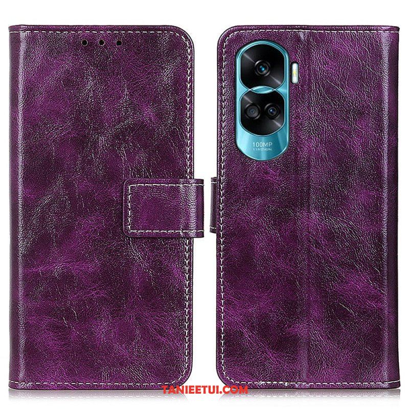 Etui Folio do Honor 90 Lite Lakierowane Z Widocznymi Szwami