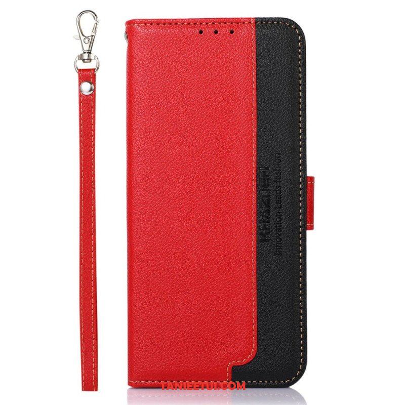 Etui Folio do Honor 90 Lite Liczi Style Rfid Khazneh