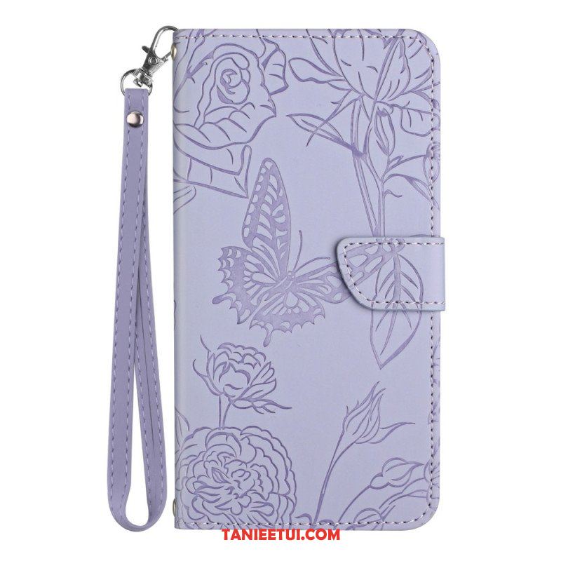 Etui Folio do Honor 90 Motyle I Smycz