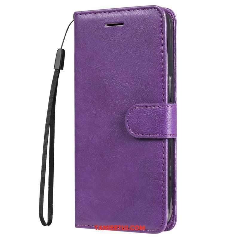 Etui Folio do Honor 90 z Łańcuch Gładka Sztuczna Skóra Z Paskiem