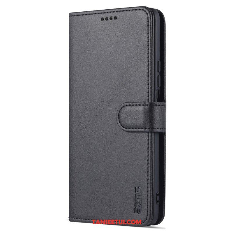 Etui Folio do Honor Magic 4 Lite 5G Efekt Skóry Azns