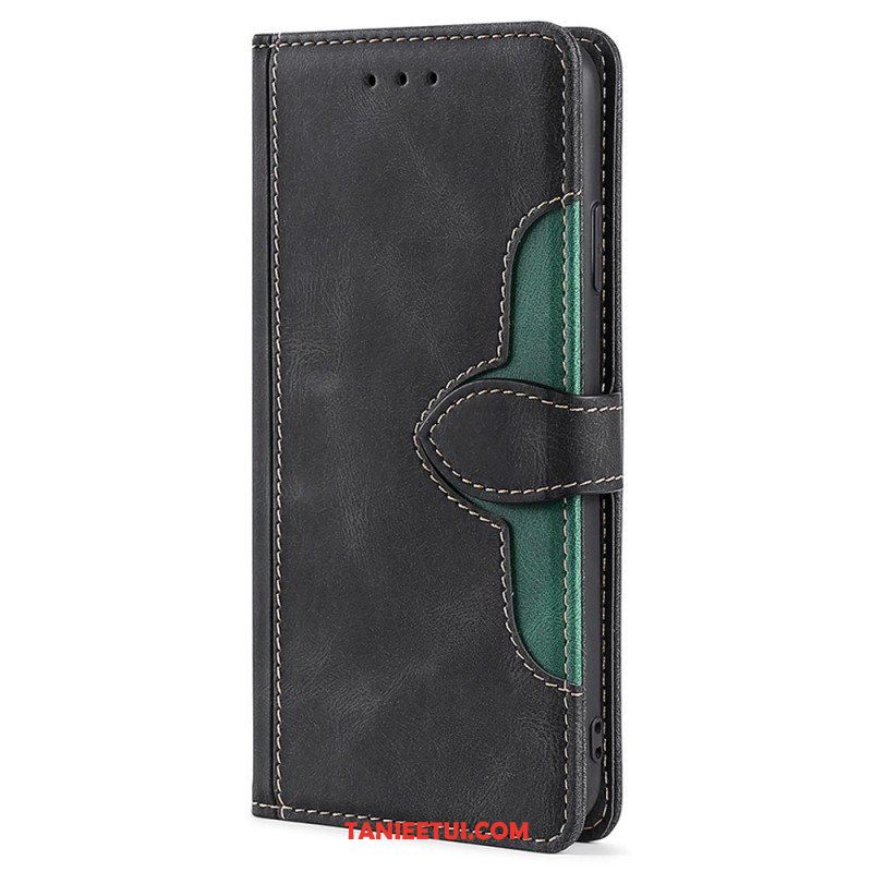 Etui Folio do Honor Magic 5 Lite Dwukolorowy Kwiatowy