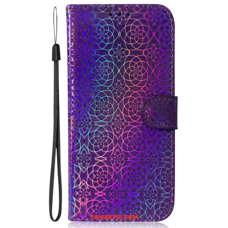 Etui Folio do Honor Magic 5 Lite Styl Dyskotekowy