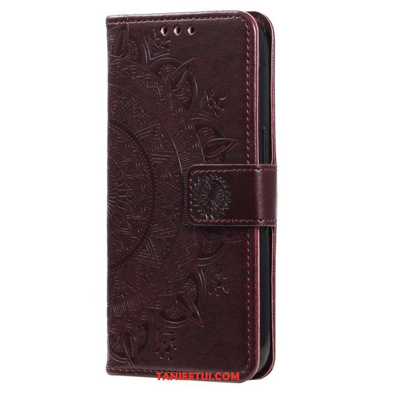 Etui Folio do Huawei Mate 50 Pro Mandala Sun Ze Smyczą