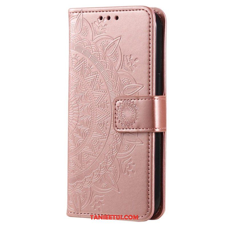 Etui Folio do Huawei Mate 50 Pro Mandala Sun Ze Smyczą