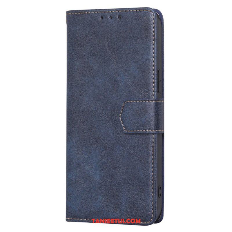 Etui Folio do Huawei Mate 50 Pro Skórzany Efekt Couture