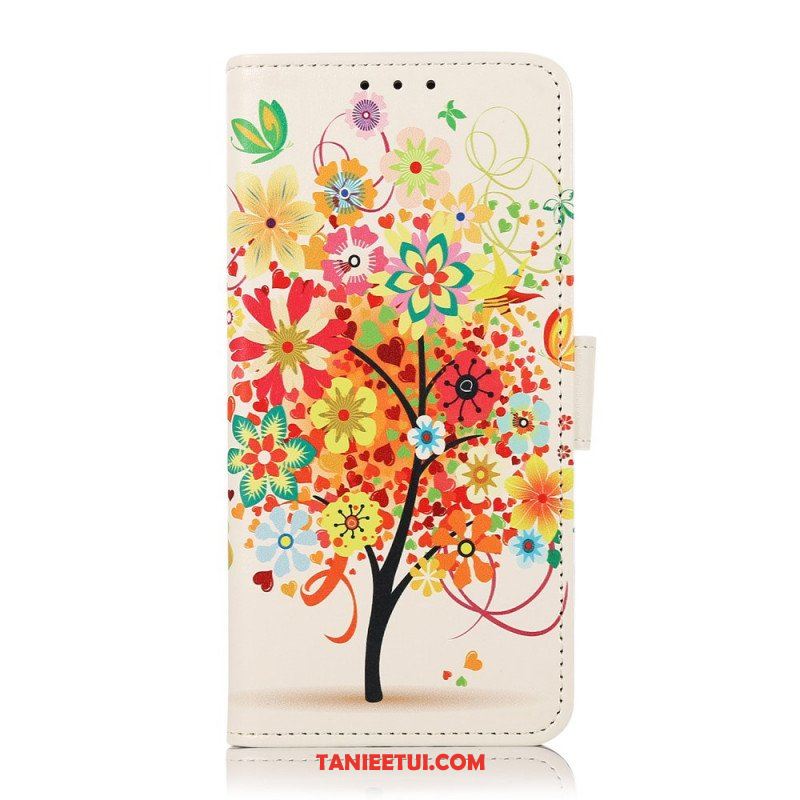 Etui Folio do Moto E40 / E30 / E20 Kwitnące Drzewo