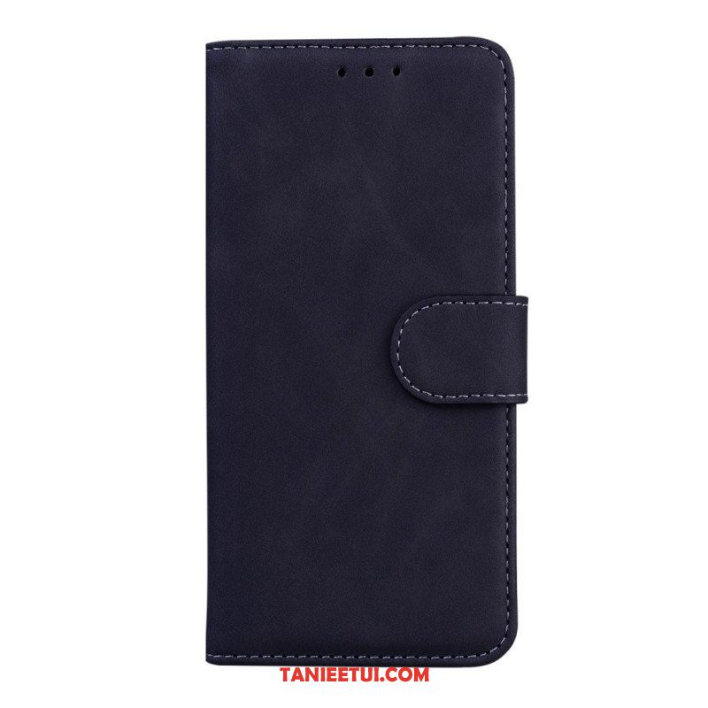 Etui Folio do Moto E40 / E30 / E20 Monochromatyczny Efekt Skóry