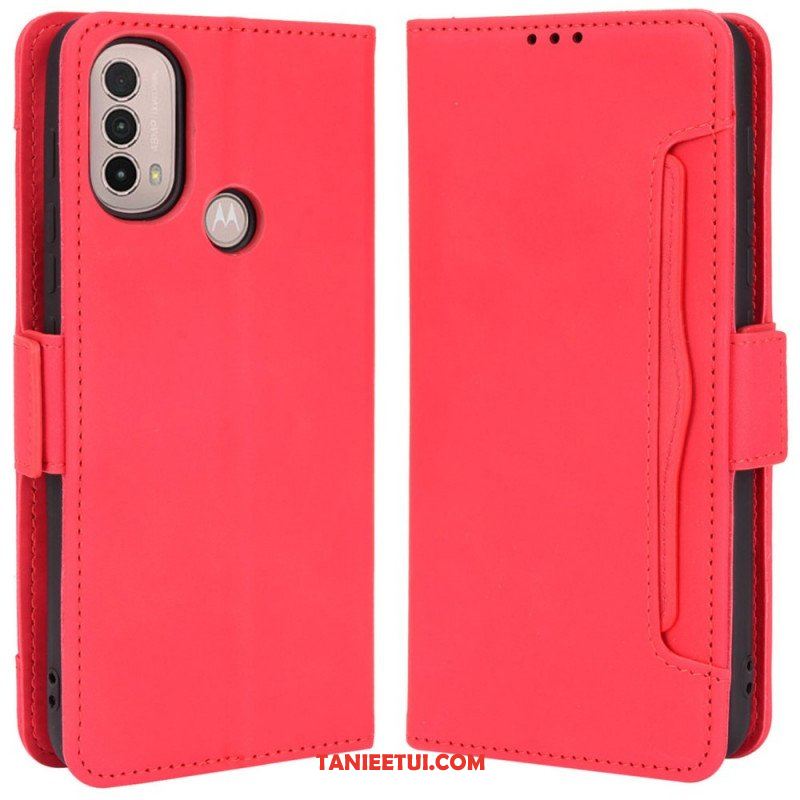 Etui Folio do Moto E40 / E30 / E20 Wielokartowa Klasa Premier