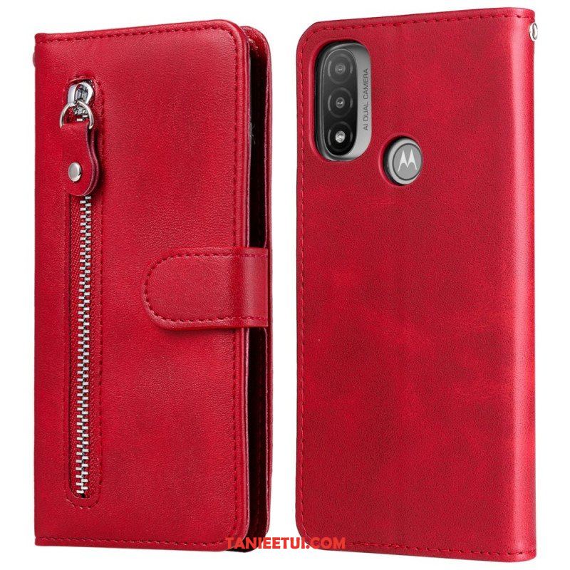 Etui Folio do Moto E40 / E30 / E20 Zabytkowa Portmonetka