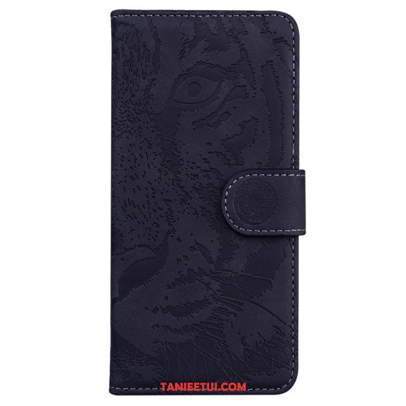 Etui Folio do Moto G51 5G Nadruk Twarzy Tygrysa