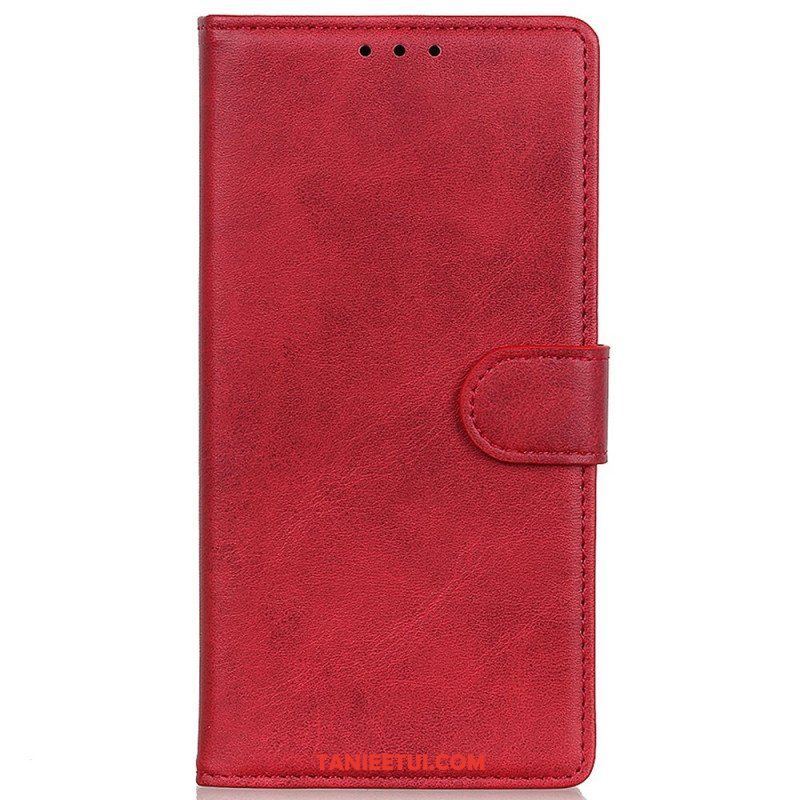 Etui Folio do Moto G51 5G Retro Matowy Efekt Skóry