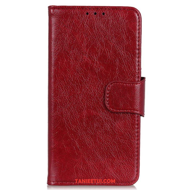 Etui Folio do Moto G73 5G Dwoina Skóry Nappa