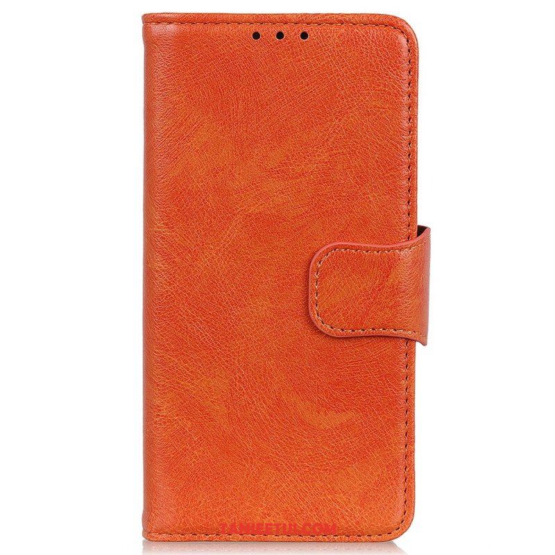 Etui Folio do Moto G73 5G Dwoina Skóry Nappa