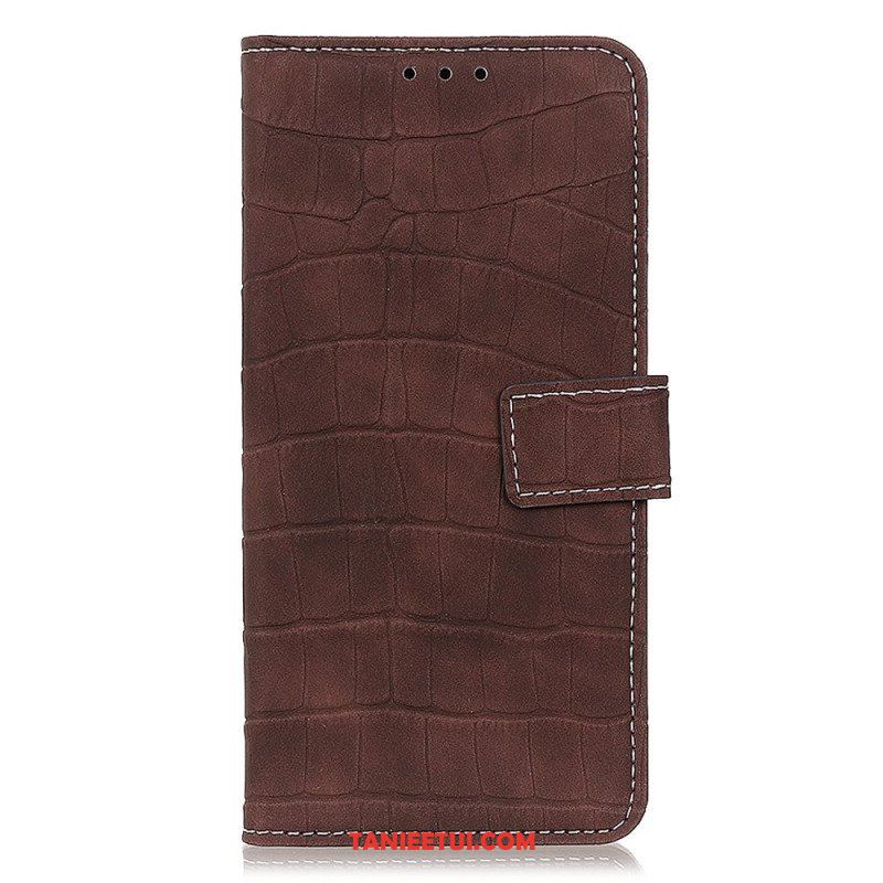 Etui Folio do Moto G73 5G Krokodyl