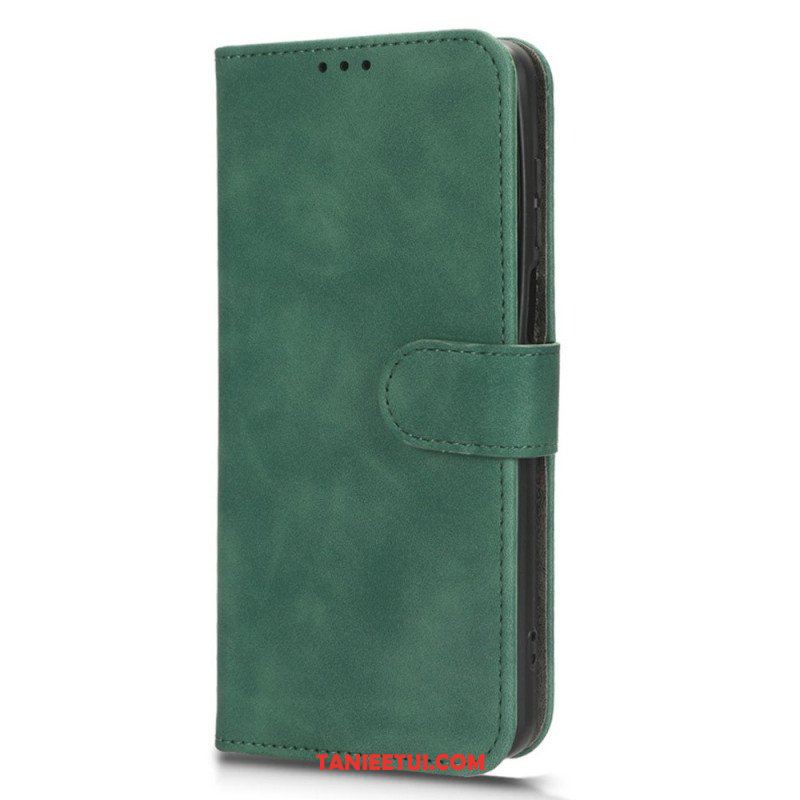 Etui Folio do Moto G73 5G Uczucie Dotyku Skóry